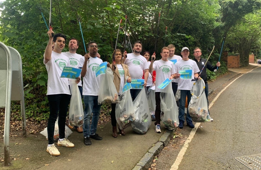 Sandwell Campaigners Litter Pick